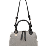 Borsa a mano da donna 100% pelle vegana PU 749-1PT-BLACK Diana&co