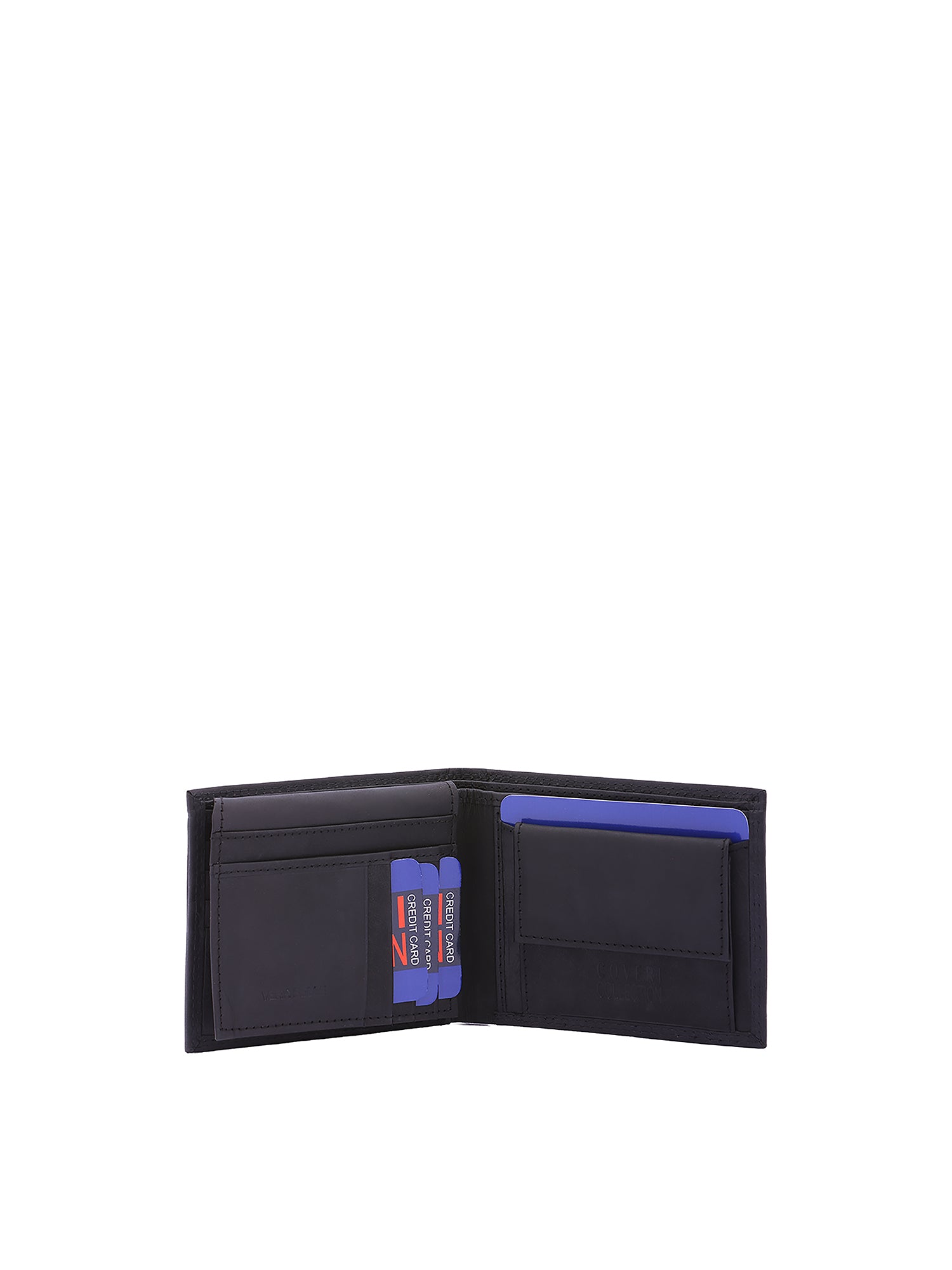 Portafoglio uomo in vera pelle Casual CC409-292-NERO Coveri Collection
