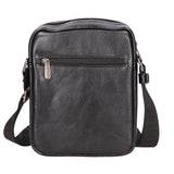 Borsa a tracolla uomo 100% pelle PU PCL3076-BLACK Northampton Polo Club