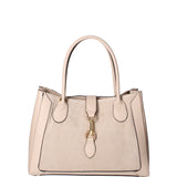 Jordana Borsa a mano da donna Vera pelle e suede 07150-L116 BEIGE Viola Castellani
