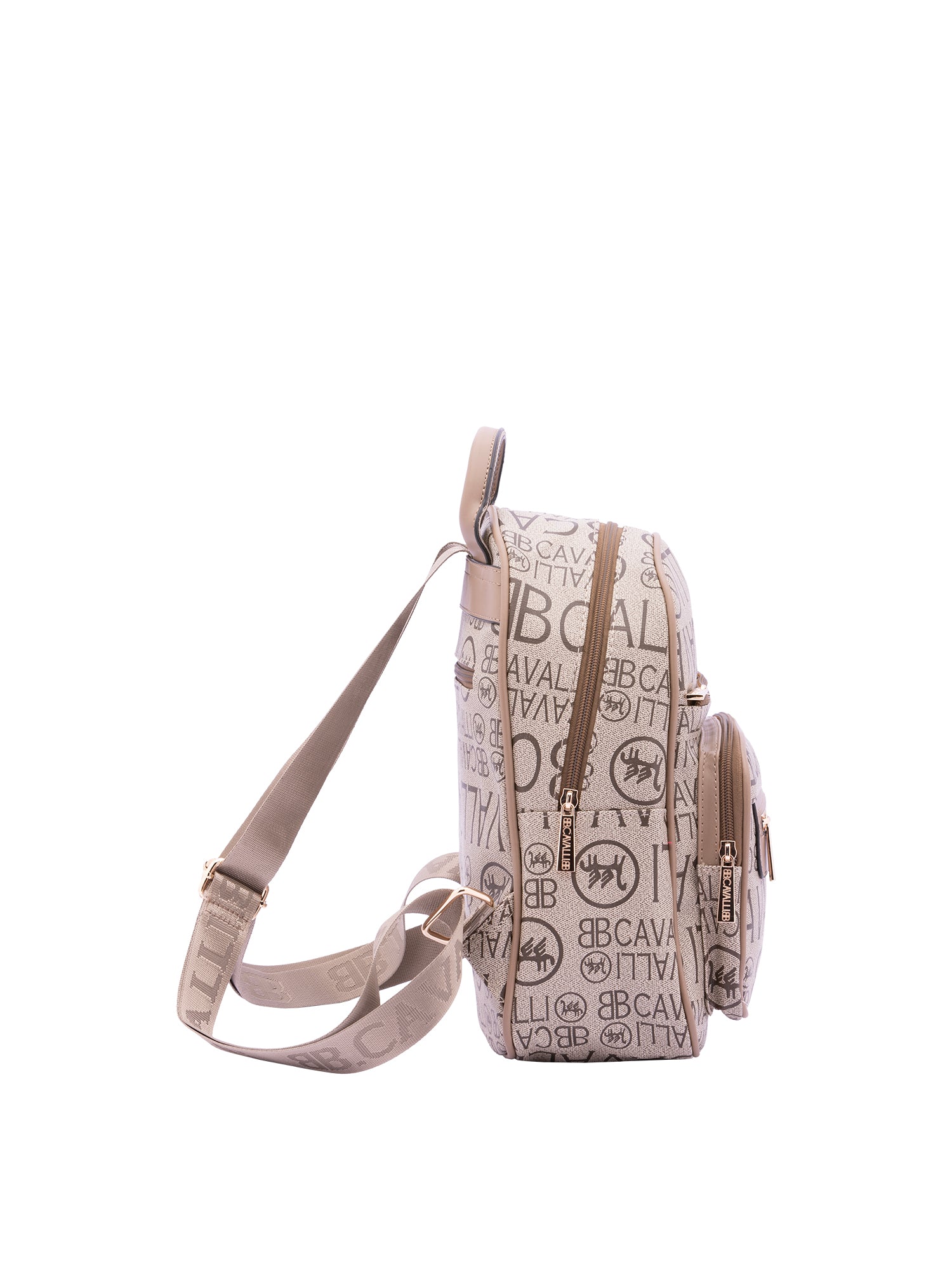 Zaino da donna in ecopelle Casual BC1372-KHAKI B Cavalli