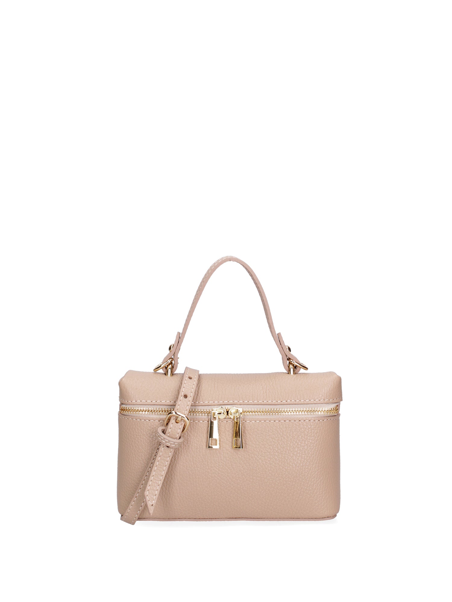 Borsa a mano da donna Vera pelle 07160-D05 CAPPUCCINO Roberta Rossi