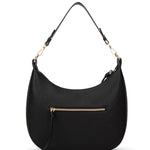 Borsa a spalla da donna 100% pelle vegana PU 715-1PT-BLACK Diana&co