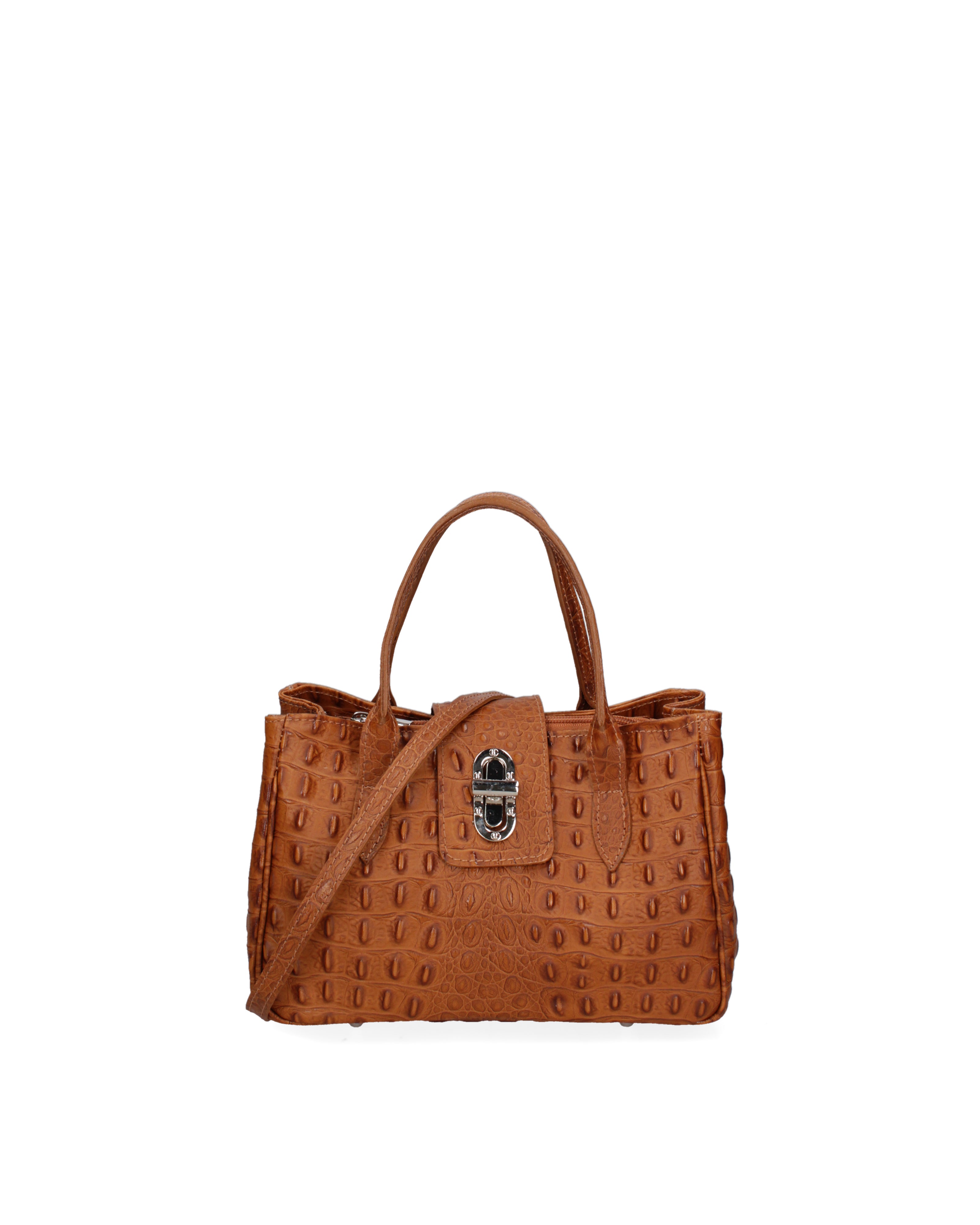 Cervo Borsa a tracolla da donna Vera pelle 7720-CUOIO 6 Gave Lux