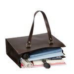 Francesca Borsa a mano da donna 100% pelle 9133-ROSSO RED Gave Lux