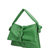Borsa a spalla da donna Vera pelle 07171-S47 VERDE MELA Viola Castellani