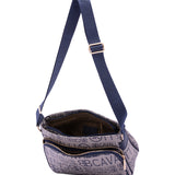Borsa a tracolla da donna Ecopelle BC1438-BLU B Cavalli
