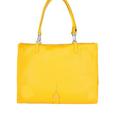 Borsa a mano da donna 100% vera pelle 07138-D04 GIALLO Roberta Rossi