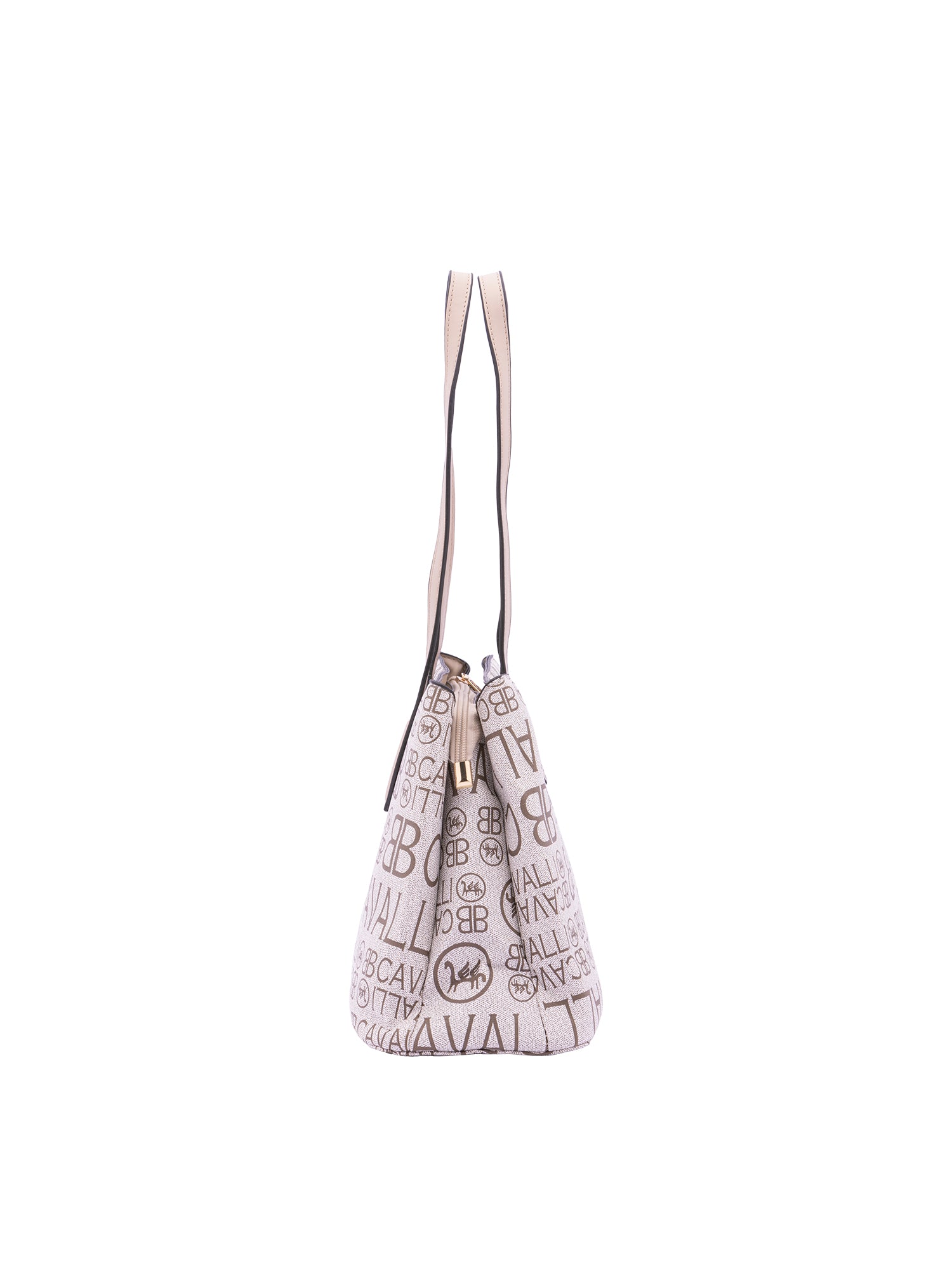 Borsa a spalla da donna Ecopelle BC1369-BEIGE B Cavalli