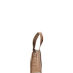 Borsa a mano da donna Vera pelle effetto cocco 07220-C05 TAUPE CHIARO Roberta Rossi