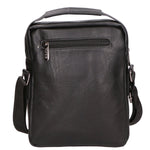 Borsa a tracolla uomo 100% PU Leather PCL3051-BLACK Northampton Polo Club
