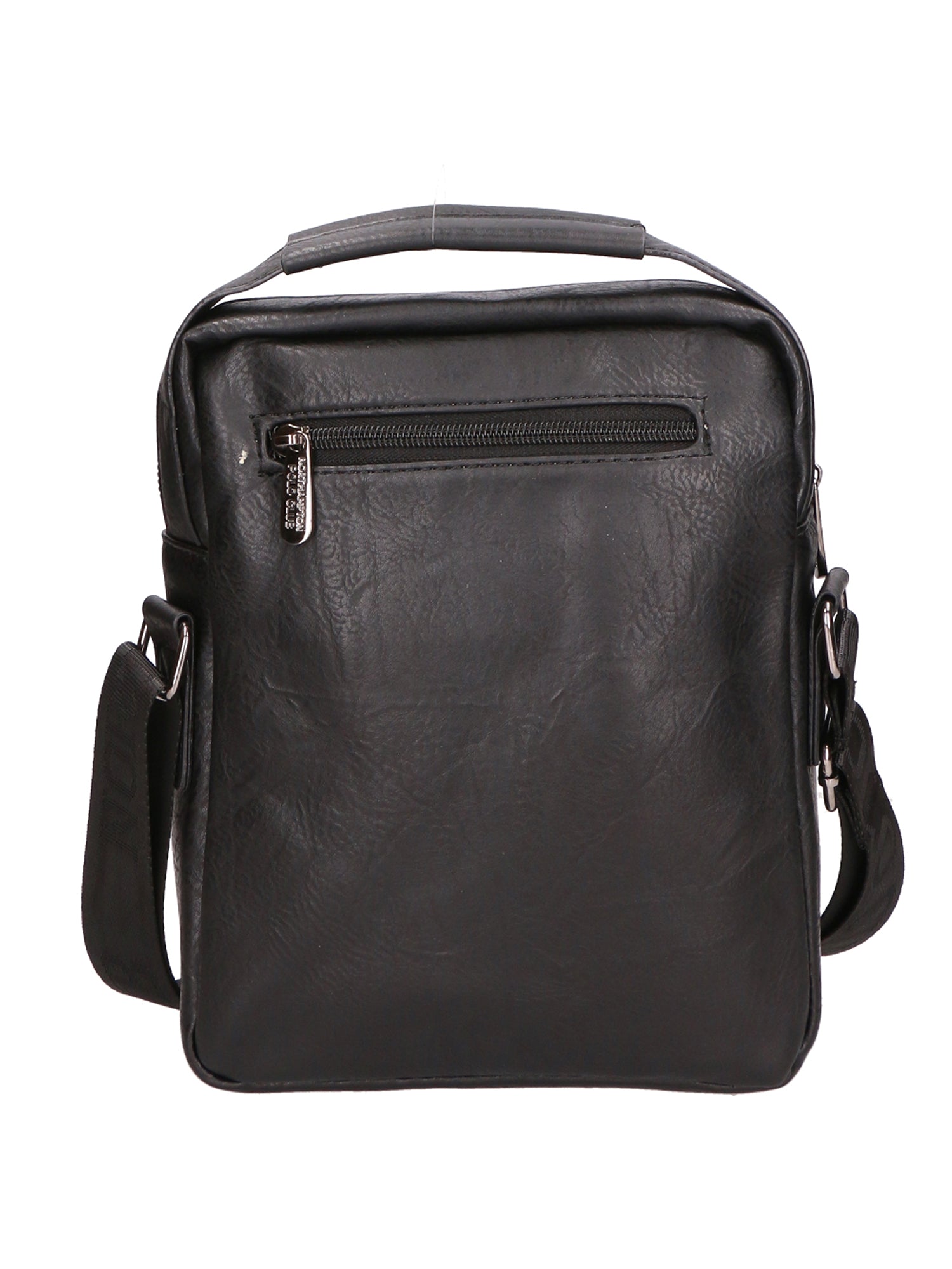Borsa a tracolla uomo 100% PU Leather PCL3051-BLACK Northampton Polo Club