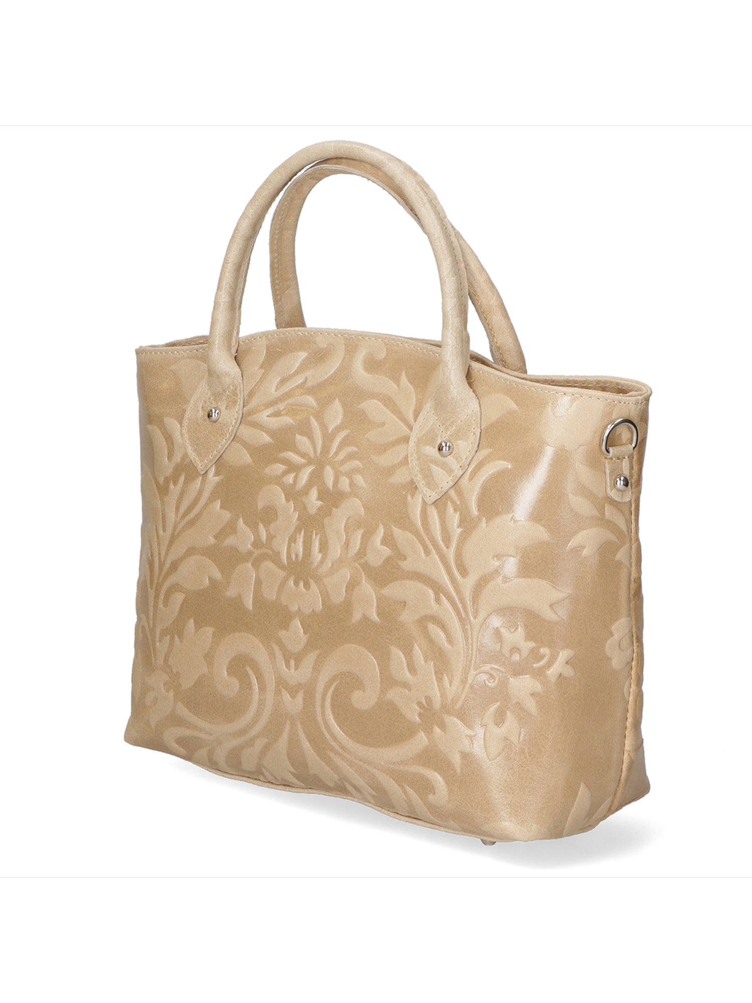 Enza Borsa a mano da donna Vera pelle 8007023FBG-004 TAUPE Gave Lux