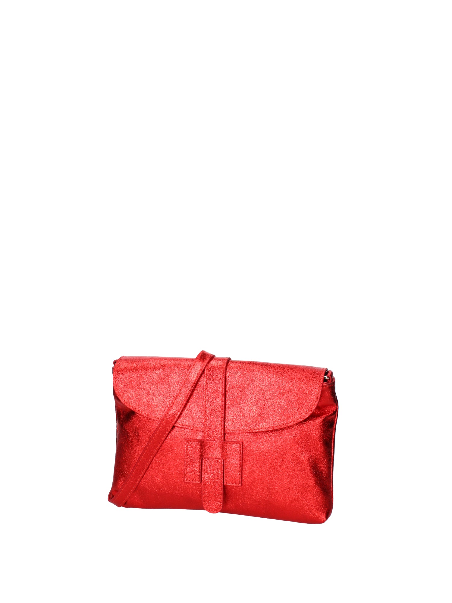 Borsa a mano da donna Vera pelle 07163-L032 ROSSO Viola Castellani