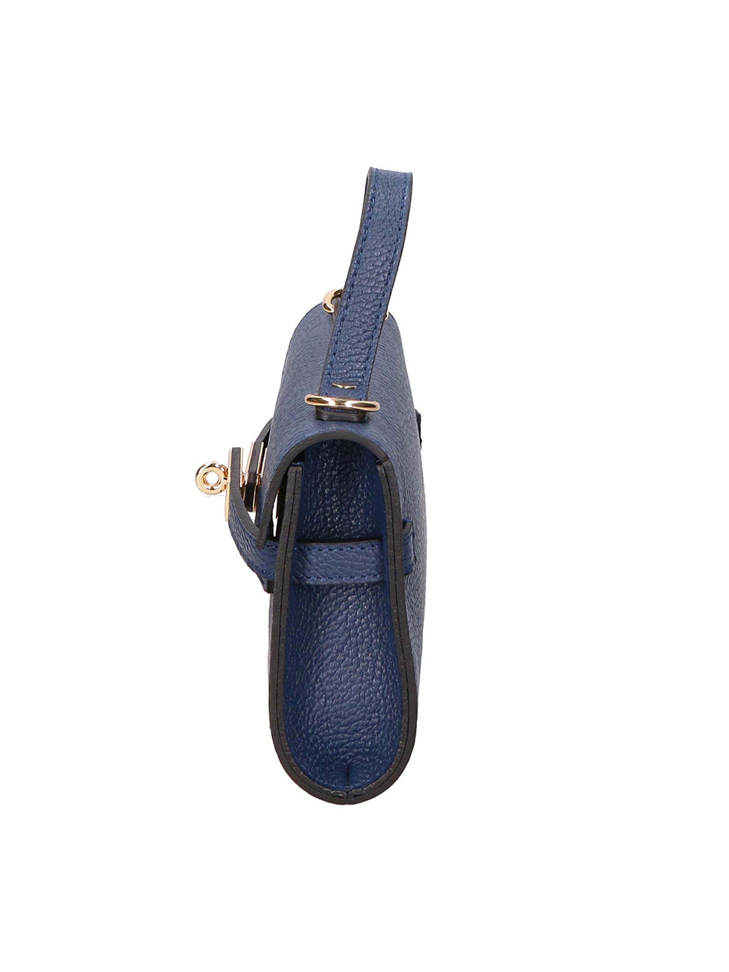 Uma Borsa a mano da donna Vera pelle 06525-D24 BLU JEANS Gave Lux