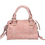 Erisia Borsa a spalla da donna Vera pelle 06091-ROSA Gave Lux