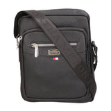 Borsa a tracolla uomo 100% pelle PU PCL3024-BLACK Northampton Polo Club