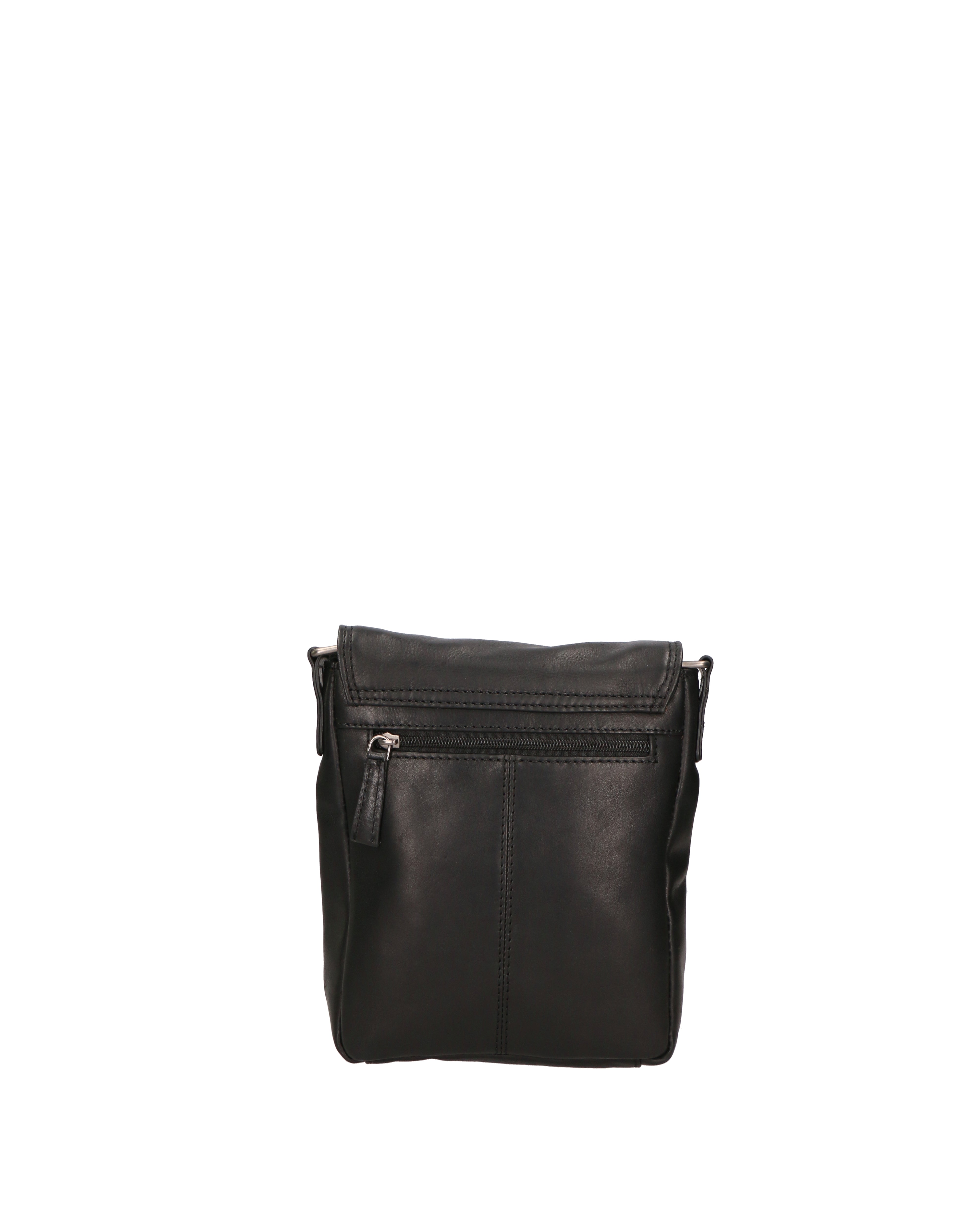 Borsa a tracolla unisex vera pelle 100% pelle SN5863647-BLACK Santini Firenze