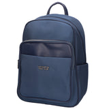 Zaino uomo in pelle PU vegana Casual PCL3113-BLUE Northampton Polo Club