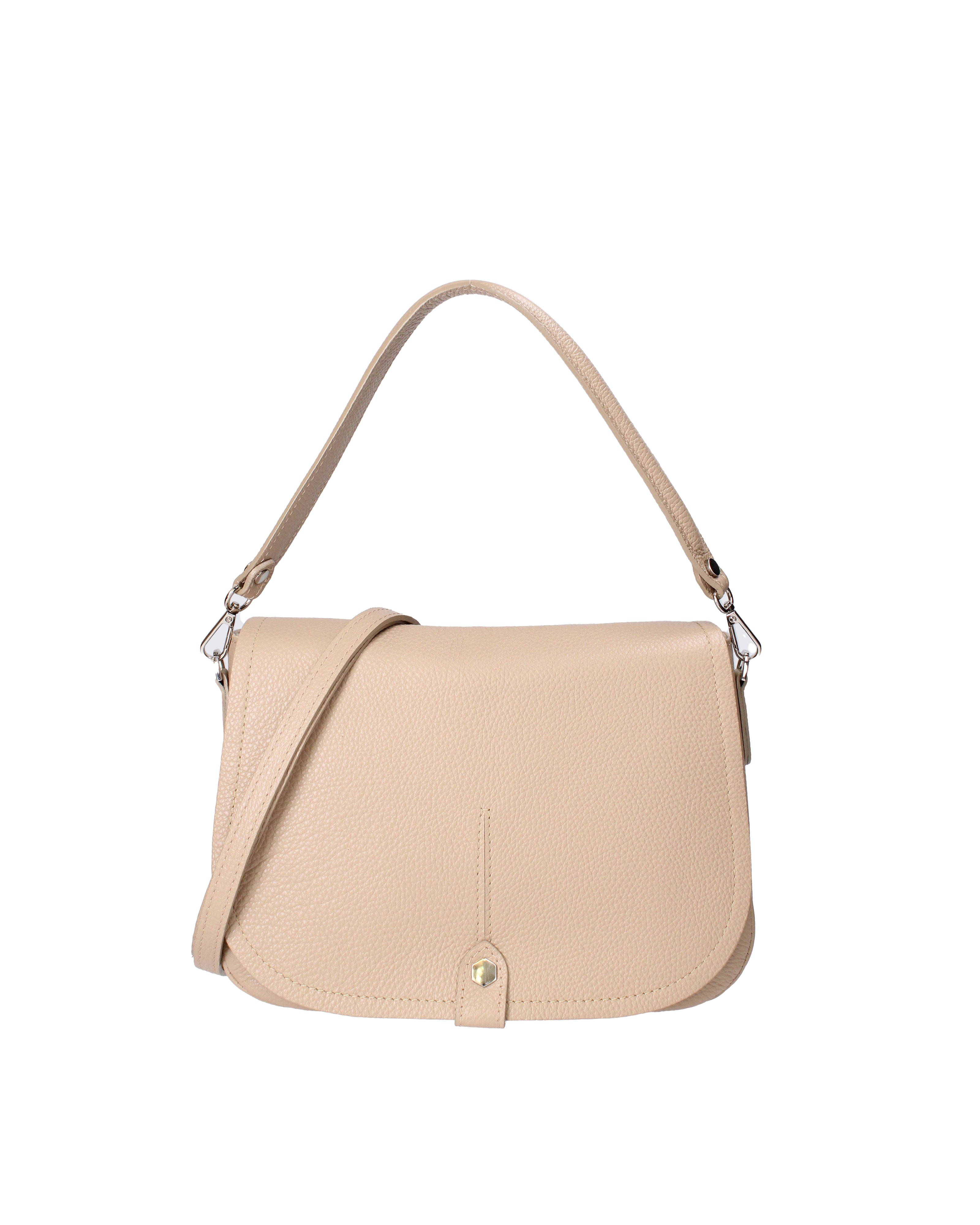 Sabina Borsa a spalla da donna Vera pelle 07139-D05 CAPPUCCINO Viola Castellani