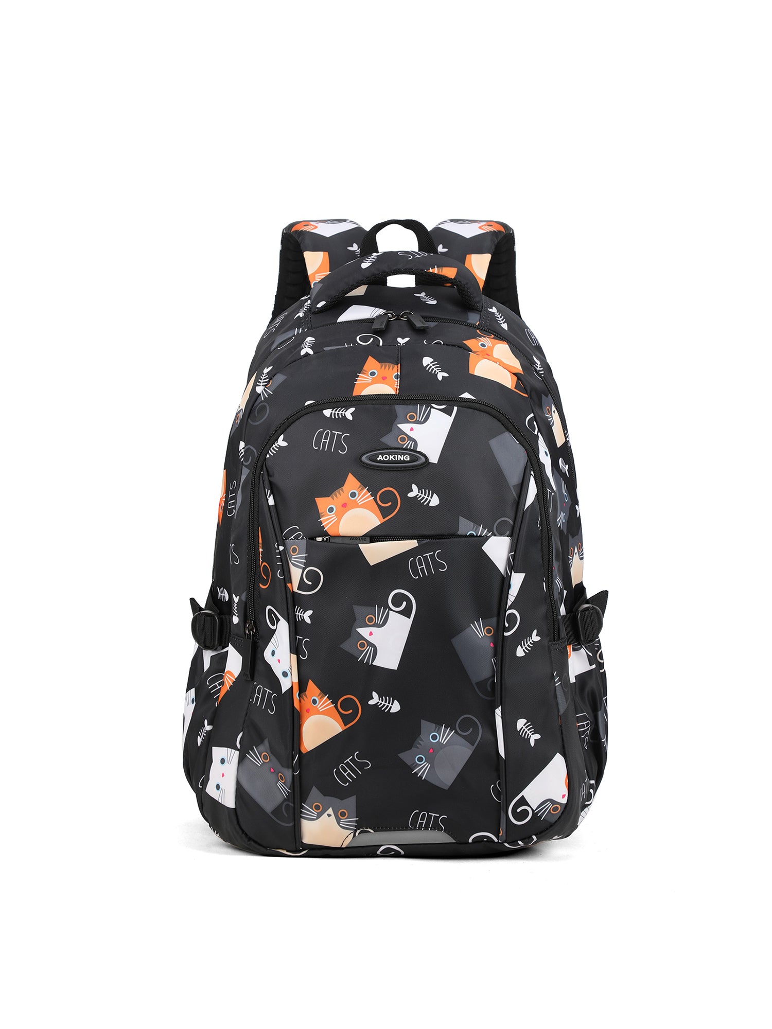 Zaino unisex Felino Casual GN62070-A-BLACK Aoking