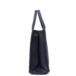 Borsa a mano da donna 100% pelle vegana PU 715-3PT-NAVYBLUE Diana&co