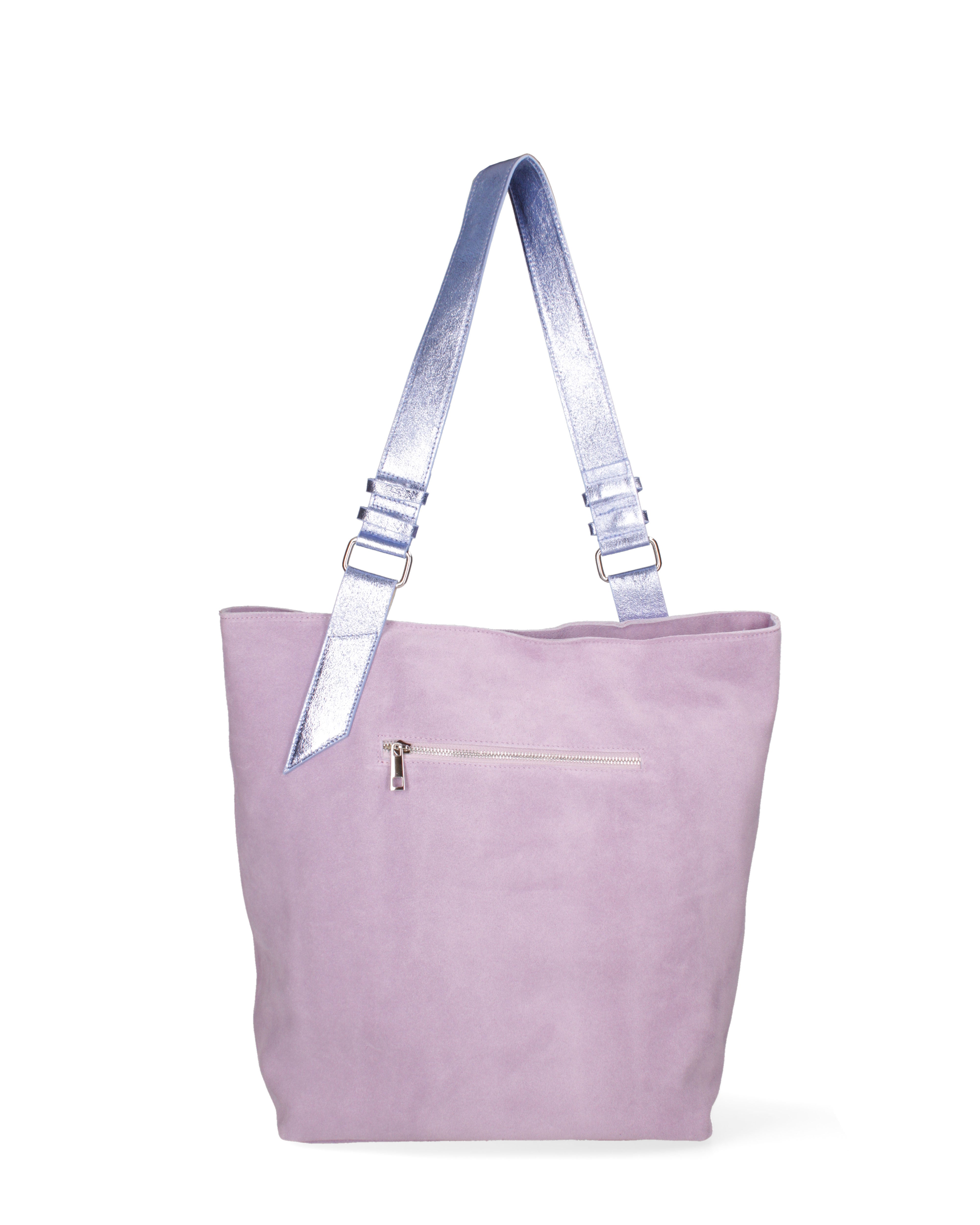 Borsa a spalla da donna Vera pelle 07312-D08A LILLA+L027 Roberta Rossi