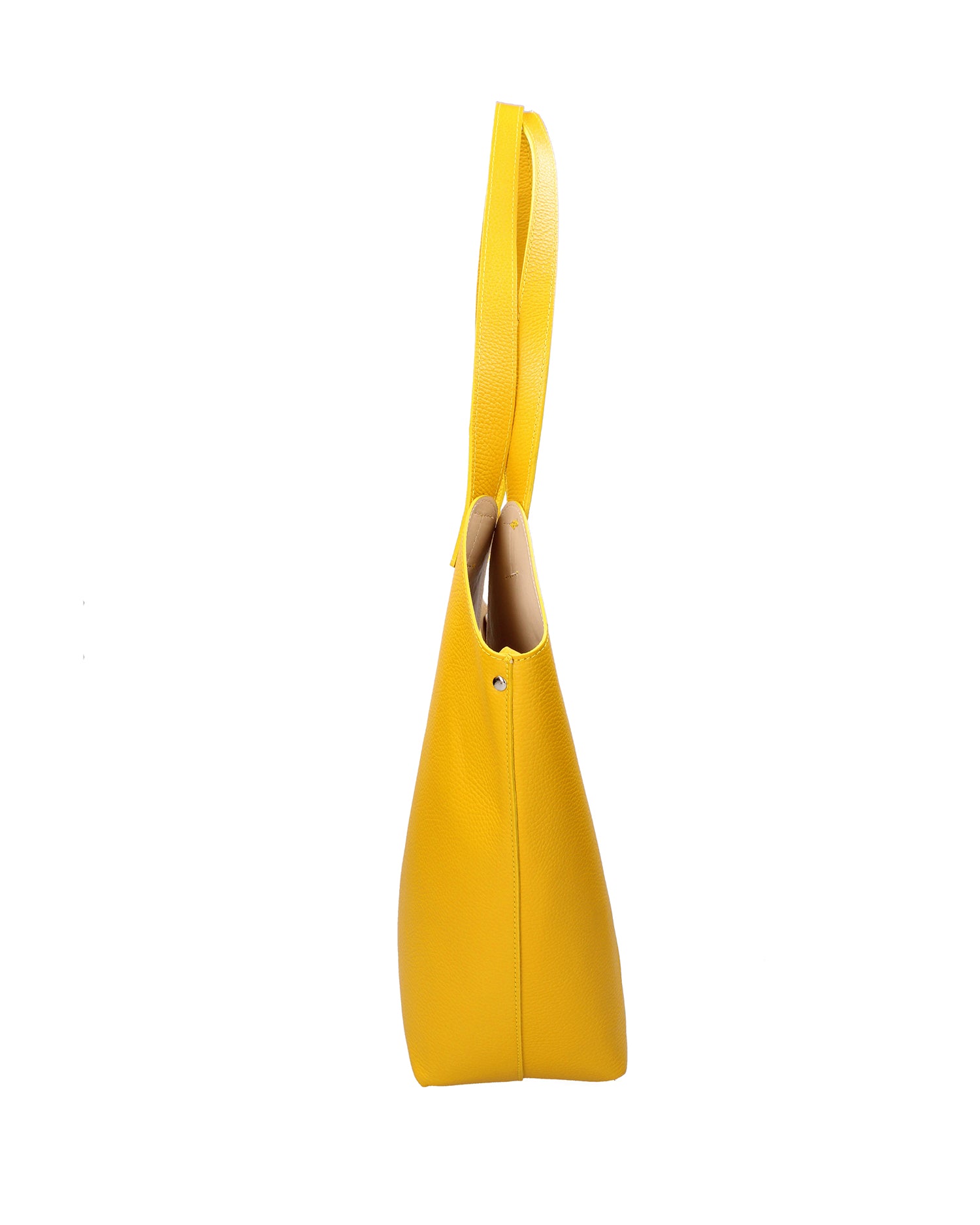 Borsa a mano da donna Vera pelle 07231-D04 GIALLO Roberta Rossi