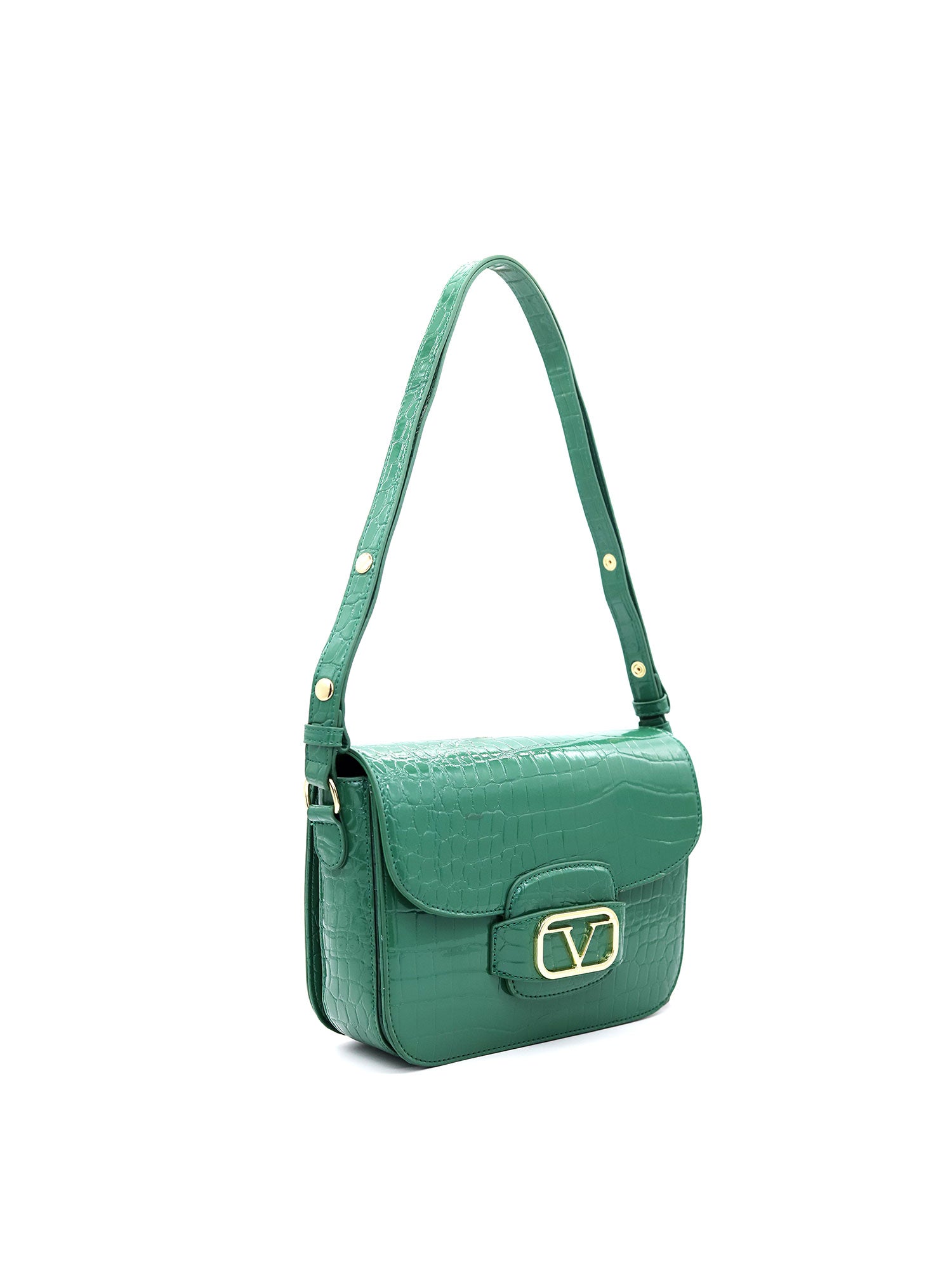 HERA Borsa a tracolla da donna Ecopelle VC-209-VERDE 19V69 Italia
