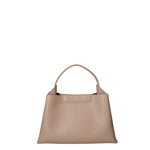 Borsa a mano da donna 100% pelle riciclata 07227-Taupe Viola Castellani