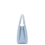 Borsa a mano da donna 100% pelle vegana PU 711-4PT-LIGHT BLUE Diana&co