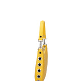 Borsa a spalla da donna 100% pelle ruga 07241-L224 GIALLO Roberta Rossi