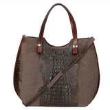 Elda Borsa a mano da donna Vera pelle croco 80046 1-T.MORO Gave Lux