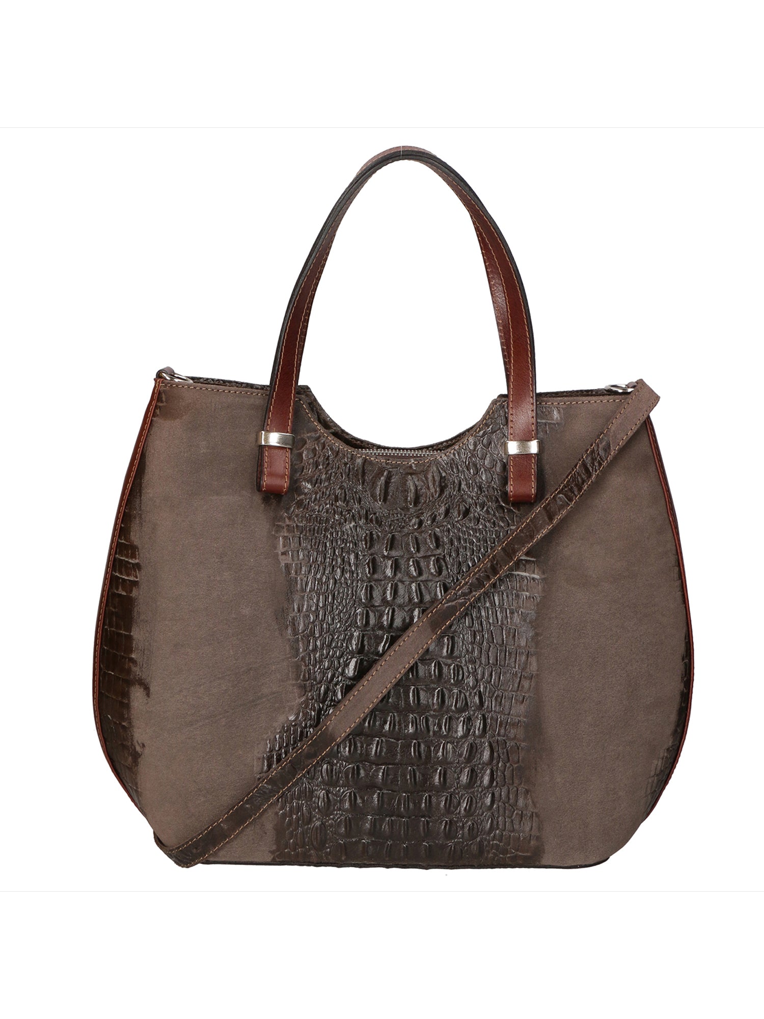 Elda Borsa a mano da donna Vera pelle croco 80046 1-T.MORO Gave Lux