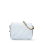 Borsa a spalla da donna Ecopelle DC3122-2-LIGHTBLUE Diana&co