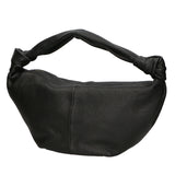 Lunaria Borsa a spalla da donna Vera pelle 06007-D28 NERO BLACK Gave Lux