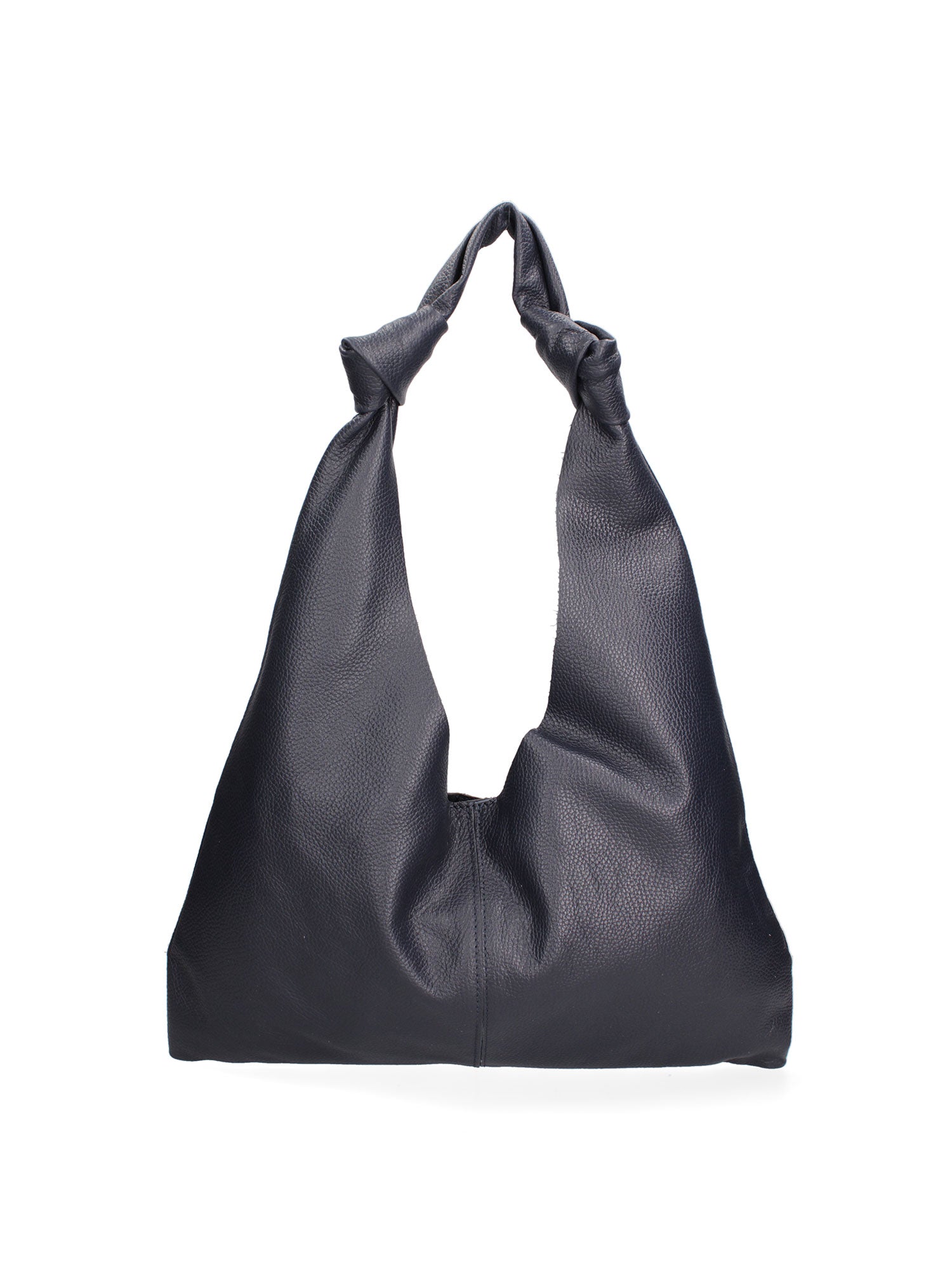 Borsa a spalla da donna 100% vera pelle 07156-D26 BLU SCURO Viola Castellani