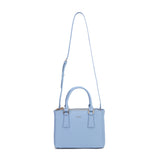 Borsa a mano da donna 100% pelle vegana PU 720-2PT-SKY BLUE Diana&co