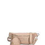 Marsupio da donna in vera pelle 100% pelle 07240-D05 CAPPUCCINO Roberta Rossi