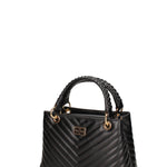Borsa a mano da donna Vera pelle JR-W-1107SA-BLACK-GOLD John Richmond
