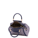 Borsa a bauletto da donna Ecopelle BC1371-BLU B Cavalli