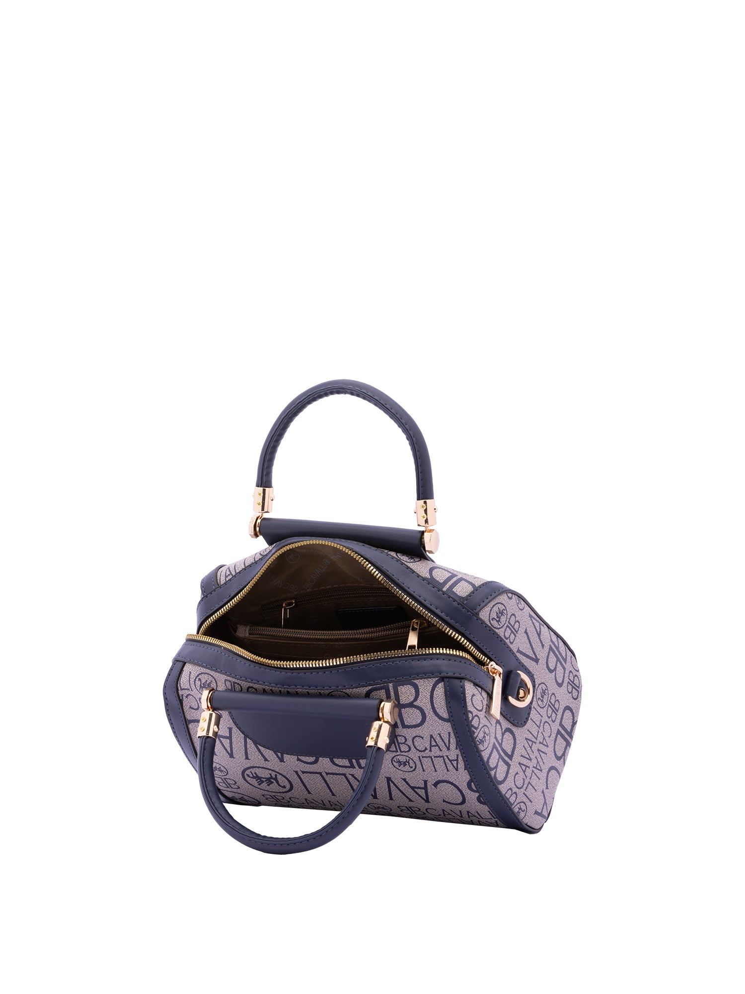 Borsa a bauletto da donna Ecopelle BC1371-BLU B Cavalli