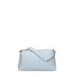 Borsa a spalla da donna Vera pelle 07141-D92 CELESTE Viola Castellani