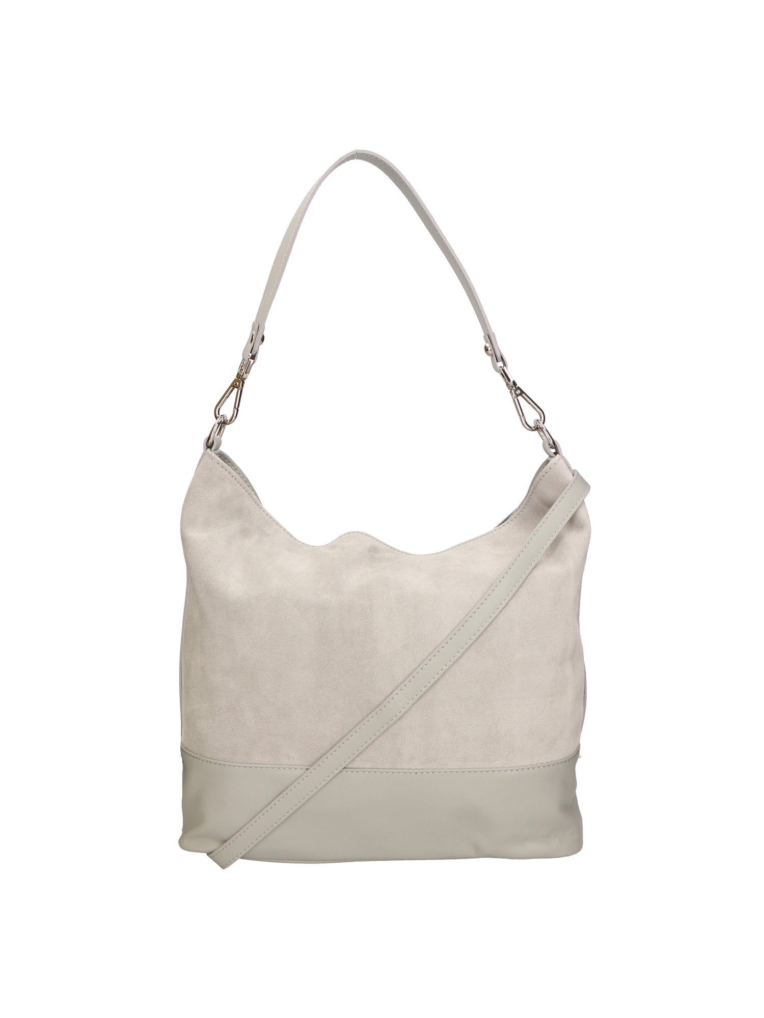 Graziana Borsa a spalla da donna Vera pelle 05960-21 GRIGIO 86 GRIGIO Gave Lux