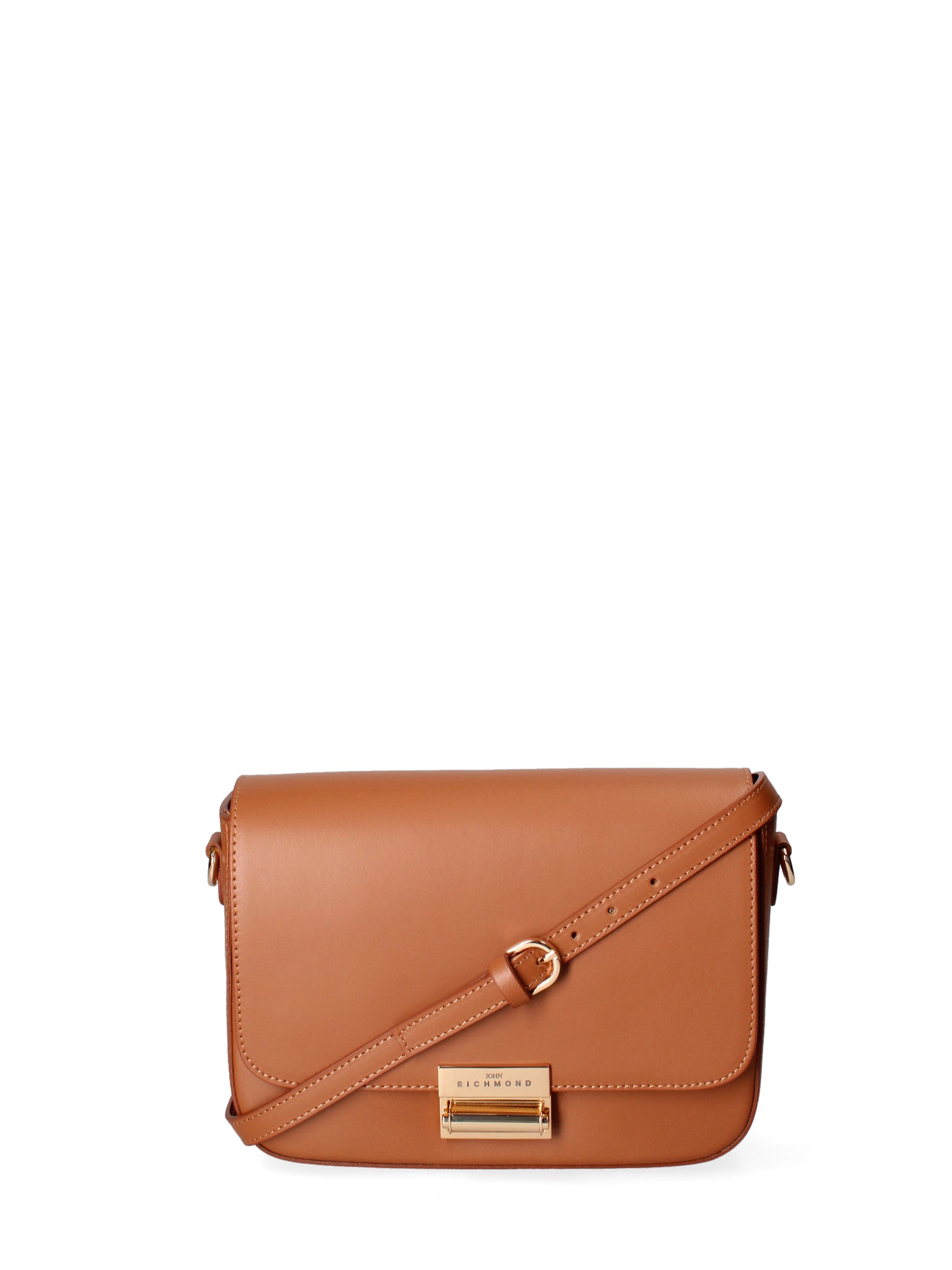 Borsa a tracolla da donna Vera pelle JR-W-1130RU-CUOIO-GOLD John Richmond