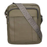 Borsa a tracolla uomo 100% pelle PU PCL3016-GREEN Northampton Polo Club