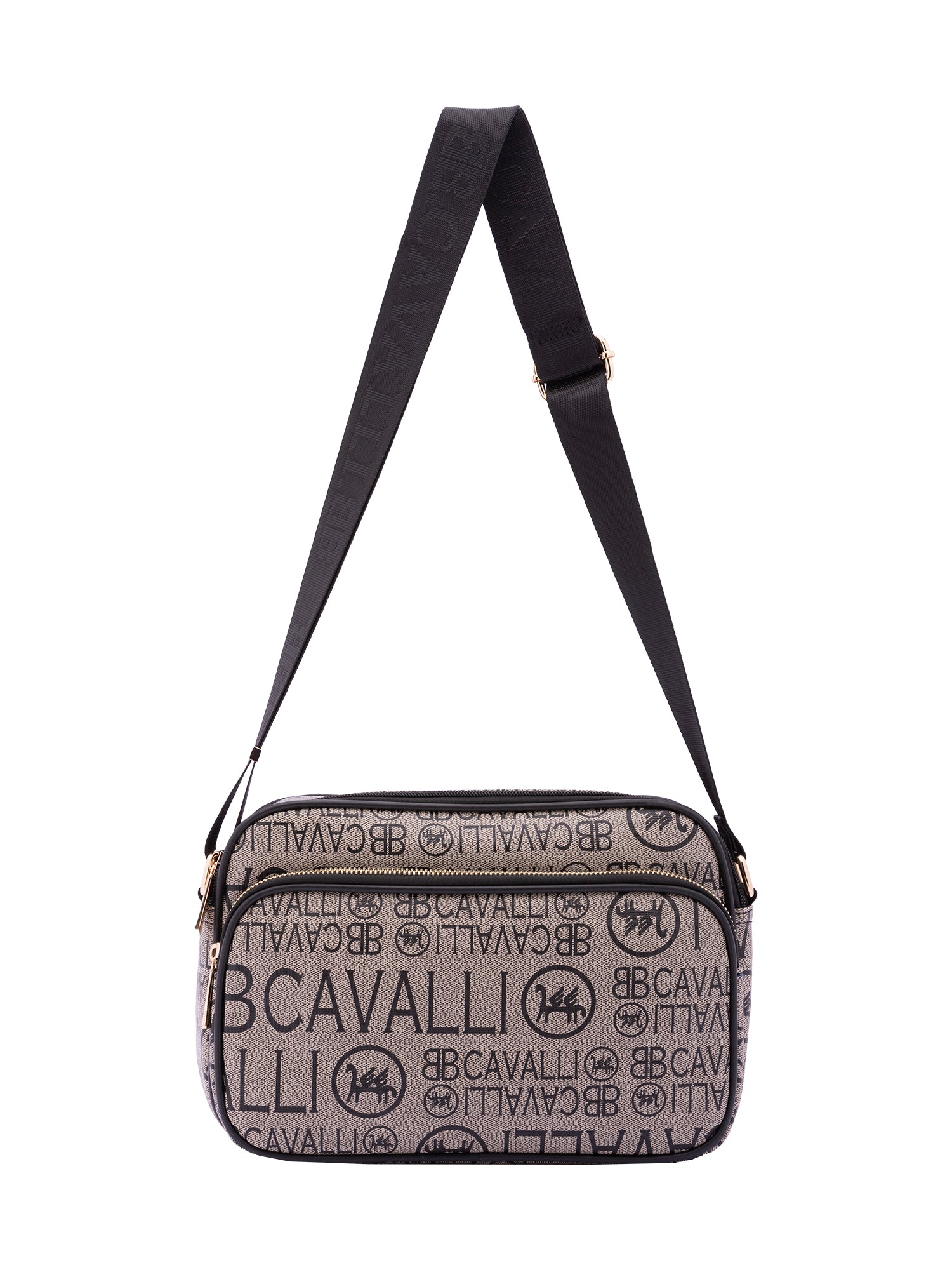 Borsa a tracolla da donna Ecopelle BC1375-NERO B Cavalli