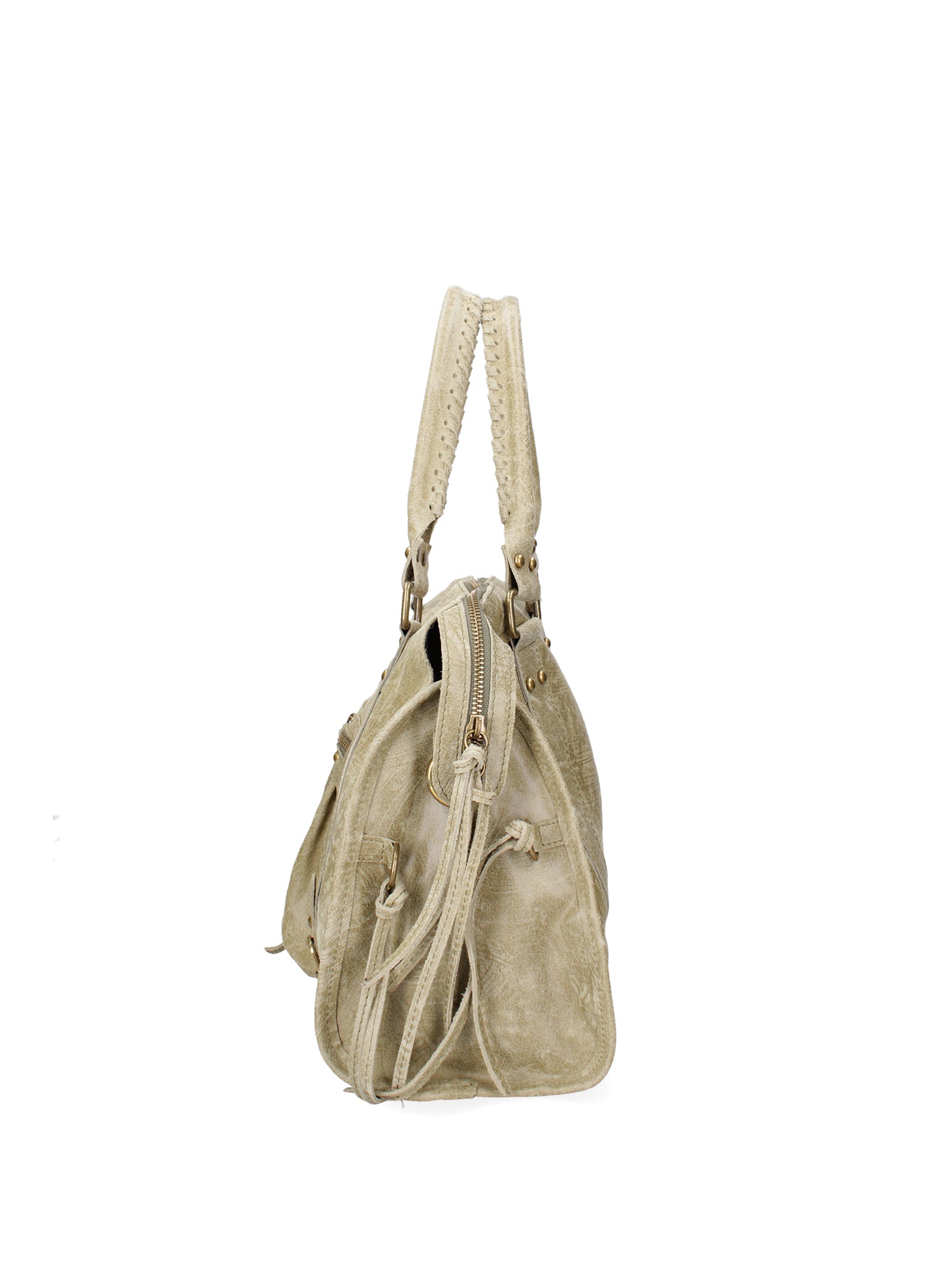 Elara Borsa a spalla da donna Vera pelle 06090-025 VERDE MILITARE Gave Lux