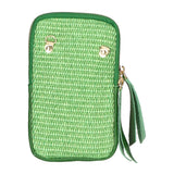 Alessandria Borsa a tracolla da donna Paglia Tabru 05001-S47 VERDE MELA Gave Lux