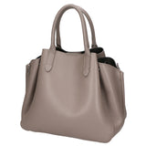 Vincenza Borsa a mano da donna Vera pelle 06898-D77 GRIGIO Gave Lux